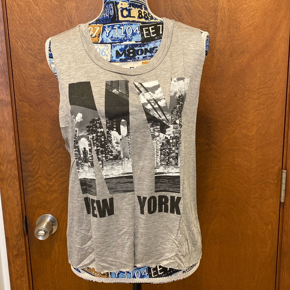 Spoiled  muscle top size large,  NWOT